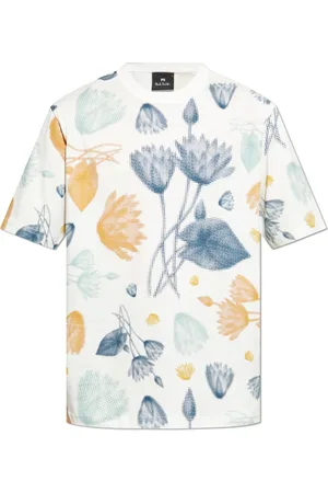 Paul Smith Top, Herre, Hvid, S, Bomuld, T-shirt med print