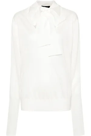 Fabiana Filippi Strik, Dame, Hvid, M, Hvid Strik Elegance