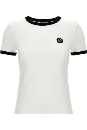 Kenzo Top, Dame, Hvid, XS, Bomuld, Boke Flower 2.0 T-shirt