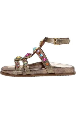 Kurt Geiger Sko, Dame, Brun, 37 EU, Uld, Brun Sandaler Stilfuldt Sommerfodtøj