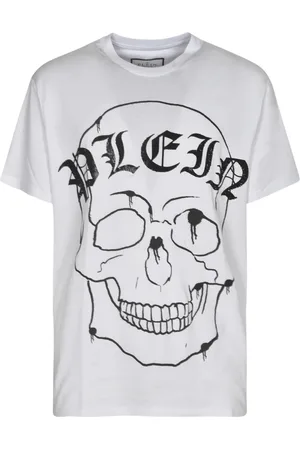 Philipp Plein Top, Herre, Hvid, XL, Bomuld, T-Shirt
