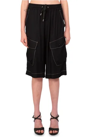 Pinko Shorts, Dame, Sort, L, Cargo Shorts