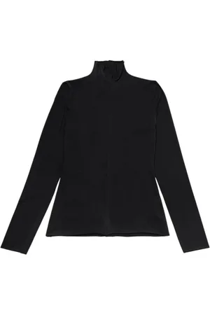 Tory Burch Strik, Dame, Sort, 2XS, Uld, Cozy Langærmet Rullekrave