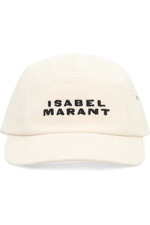 Isabel Marant Tilbehør, Dame, , 59 CM, Bomuld, Baseballkasket med Kontrastlogo