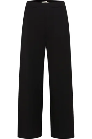 INWEAR Bukser, Dame, Sort, 3XL, Straight-Leg Bukser Gincetteiw Model
