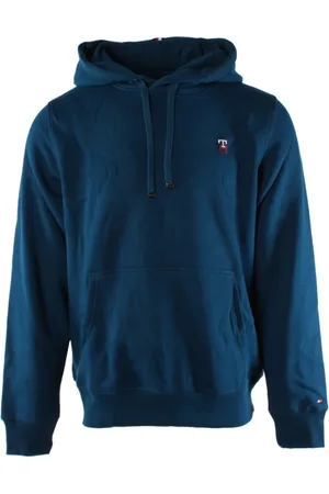 Tommy Hilfiger Sweathshirts & Hoodies, Herre, Blå, XL, Bomuld, Hoodie