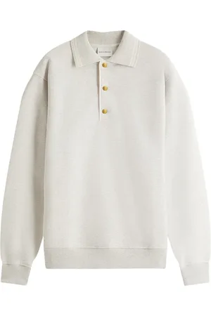 Drôle de Monsieur Top, Herre, Grå, S, Bomuld, Moderne minimalistisk poloshirt