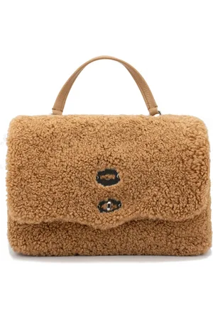 Zanellato Taske, Dame, Brun, ONE SIZE, Uld, Teddy Postina Taske