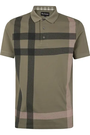 Barbour Top, Herre, Grøn, M, Uld, Stilfulde Polo Midlayers til Mænd
