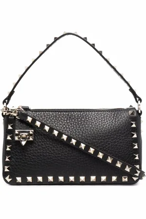 VALENTINO GARAVANI Taske, Dame, Sort, ONE SIZE, Læder, Rockstud Læder Crossbody Taske
