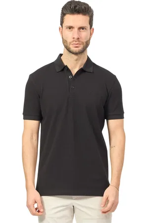 HUGO BOSS Top, Herre, Sort, S, Bomuld, Paddy Polo med kontrastdetaljer