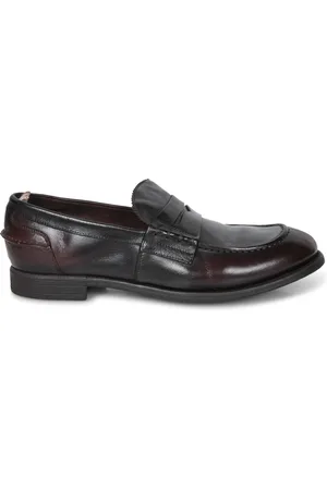 Officine creative Sko, Herre, Brun, 44 1/2 EU, Brun Loafer Sko Frynse Design