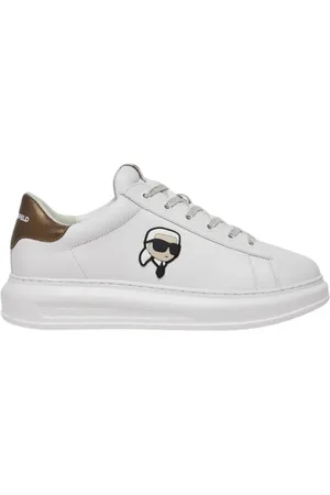Karl Lagerfeld Sko, Herre, Hvid, 42 EU, Uld, Kapri Sneakers