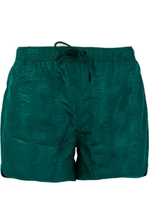 Bikkembergs Badetøj, Herre, Grøn, XL, Polyester, Dynamiske Boardshorts til Mænd