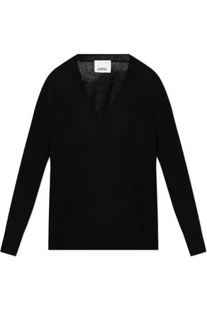 Isabel Marant Strik, Dame, Sort, S, Uld, Sweater Larana