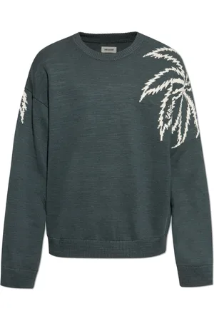Zadig & Voltaire Strik, Herre, Grå, M, Bomuld, Marko Sweater