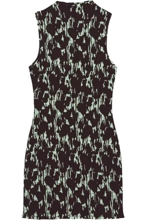 Proenza Schouler Kjole, Dame, Flerfarvet, S, Viskose Flou Smock Mini Kjole
