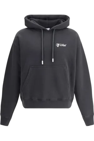 OFF-WHITE Sweathshirts & Hoodies, Herre, Sort, S, Bomuld, Monogram Print Skate Hoodie