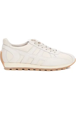 Hogan Sko, Dame, Hvid, 38 EU, Læder, Hvide Læder Sneakers Ss25