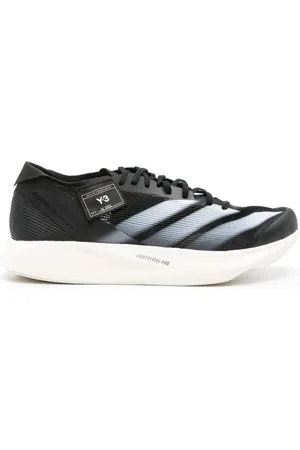 Y-3 Sko, Herre, Sort, 42 EU, Læder, Low-Top Sneakers