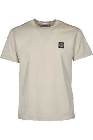 Stone Island Top, Herre, , L, Bomuld, Logo Patch T-Shirt