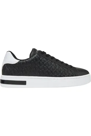 Armani Exchange Sko, Herre, Sort, 45 EU, Sorte Logo Sneakers