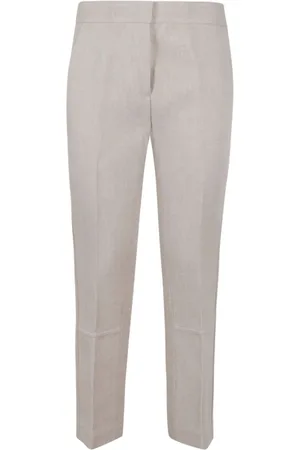 Tory Burch Bukser, Dame, Grå, S, Polyester, Grå Viscose Bukser