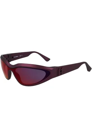 Karl Lagerfeld Tilbehør, unisex, Rød, ONE SIZE, Røde Injection Solbriller