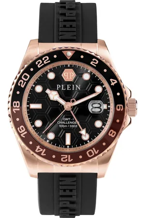 Philipp Plein Tilbehør, Herre, Sort, ONE SIZE, Uld, Gmt-I Challenger Ur
