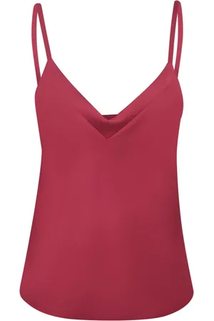 BLANCA Top, Dame, Rød, L, Uld, Bordeaux Top til Kvinder
