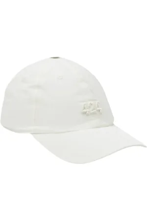 424 FAIRFAX Tilbehør, unisex, Hvid, ONE SIZE, Bomuld, Bomuld Twill Hat i Hvid