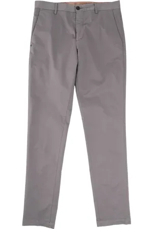 White Sand Bukser, Herre, Grå, S, Bomuld, Slim Leg Chinos for Modern Comfort