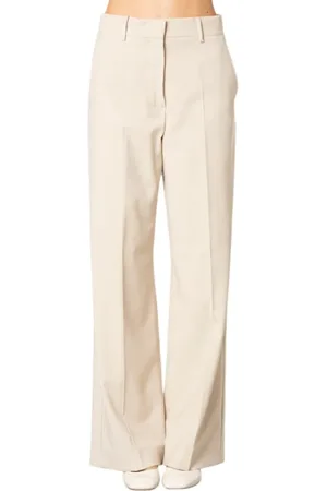 Max Mara Bukser, Dame, , S, Uld, Avena Uld Palazzo Bukser Sæt