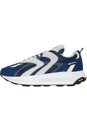 Mikakus Sko, Herre, Blå, 40 EU, Uld, Blå Glas Sneakers