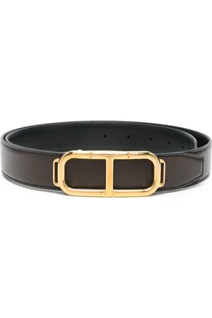 Tom Ford Tilbehør, Herre, Brun, 100 CM, Læder, Læderbælte