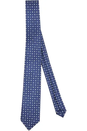 Errico Formicola Tilbehør, Herre, Blå, ONE SIZE, Uld, Luksus Silkeslips