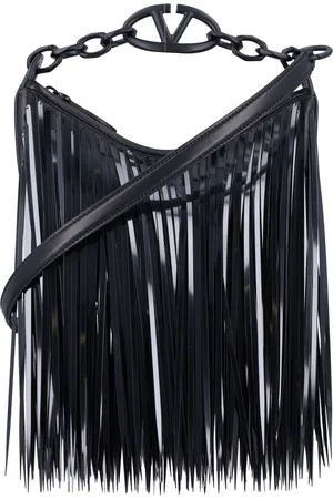 VALENTINO GARAVANI Taske, Dame, Sort, ONE SIZE, Uld, VLogo Moon Mini Hobo Taske