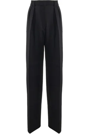 Sportmax Bukser, Dame, Sort, S, Uld, Sort Tibet Bukser