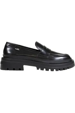 Moschino Sko, Dame, Sort, 40 EU, Sort Penny Loafers Efterårskollektion Kvinder
