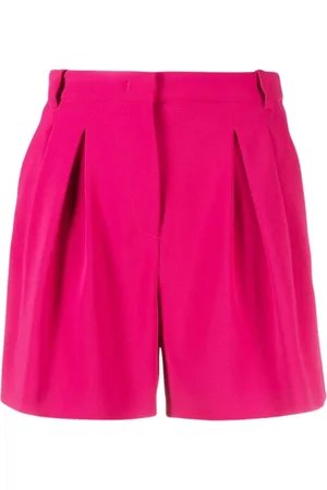 Pinko Shorts, Dame, Lyserød, XS, Bomuld, Fuchsia Elasticized Shorts