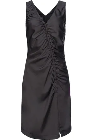 Pinko Kjole, Dame, Sort, XS, Uld, Stilfuld Kort Kjole