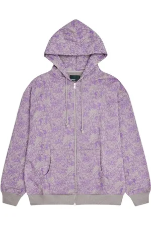 Rassvet Sweathshirts & Hoodies, Herre, Lilla, M, Zip Hoodie Strik