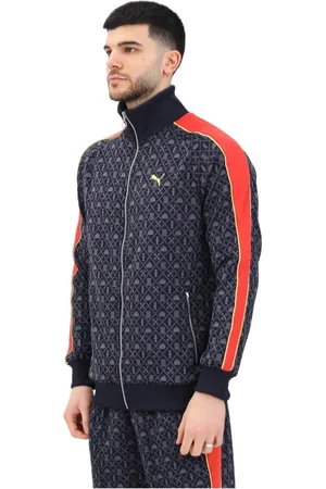 PUMA Sweathshirts & Hoodies, Herre, Blå, L, Unity Road Zip Sweater