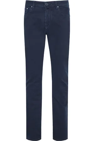 Jacob Cohen Bukser, Herre, Blå, W34, Bomuld, Bard Slim-Fit Bukser