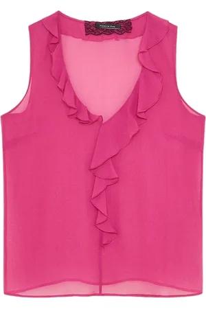Patrizia Pepe Top, Dame, Lyserød, M, Fashion Statement Ærmeløs Top