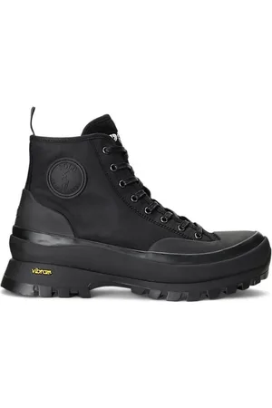 Ralph Lauren Sko, Herre, Sort, 41 EU, Uld, Stilfulde Sneakers til Mænd og Kvinder