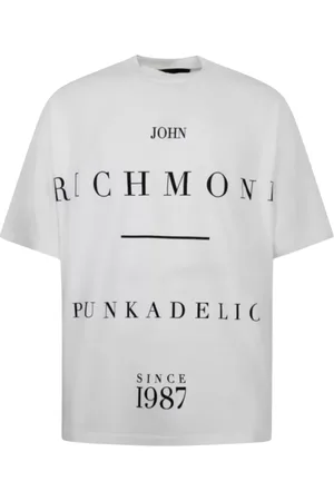 John Richmond Top, Herre, Hvid, M, Bomuld, Men