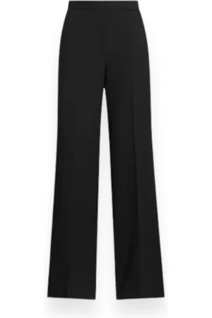 Ralph Lauren Bukser, Dame, Sort, 3XL, Uld, Wide Bukser