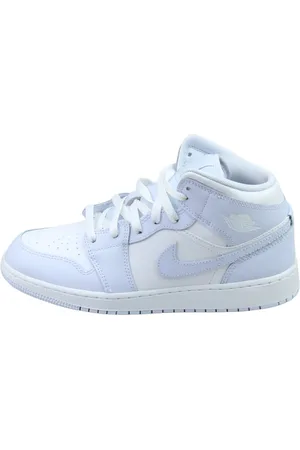 Jordan Sko, Dame, Hvid, 38 1/2 EU, Cobalt Bliss Mid Sneakers