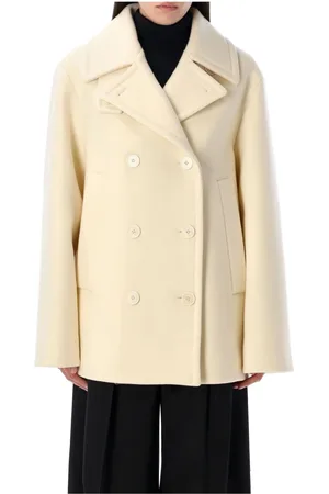 Jil Sander Frakke, Dame, , S, Uld, Double-Breasted Uldfrakke